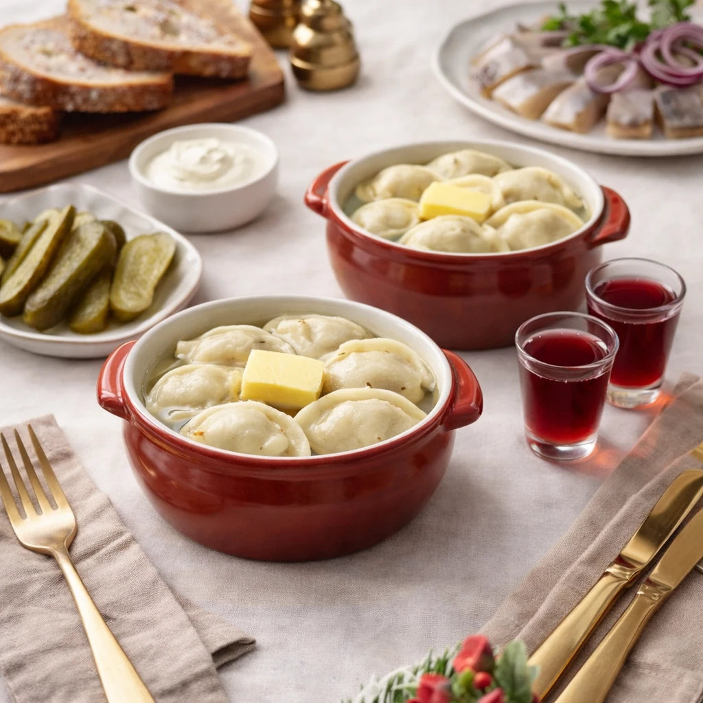 Вареники Экспрессо с картошкой и грибами