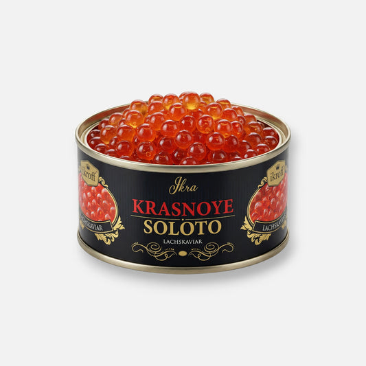 Икра лососевая солёная Красное Золото, 300 г