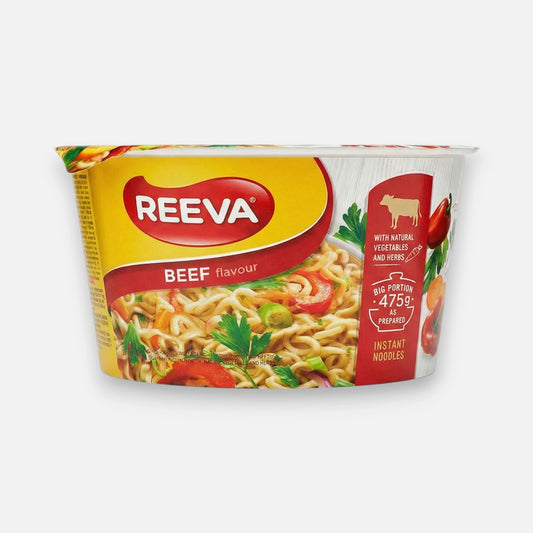 Лапша Reeva, быстрого приготовления, со вкусом говядины
