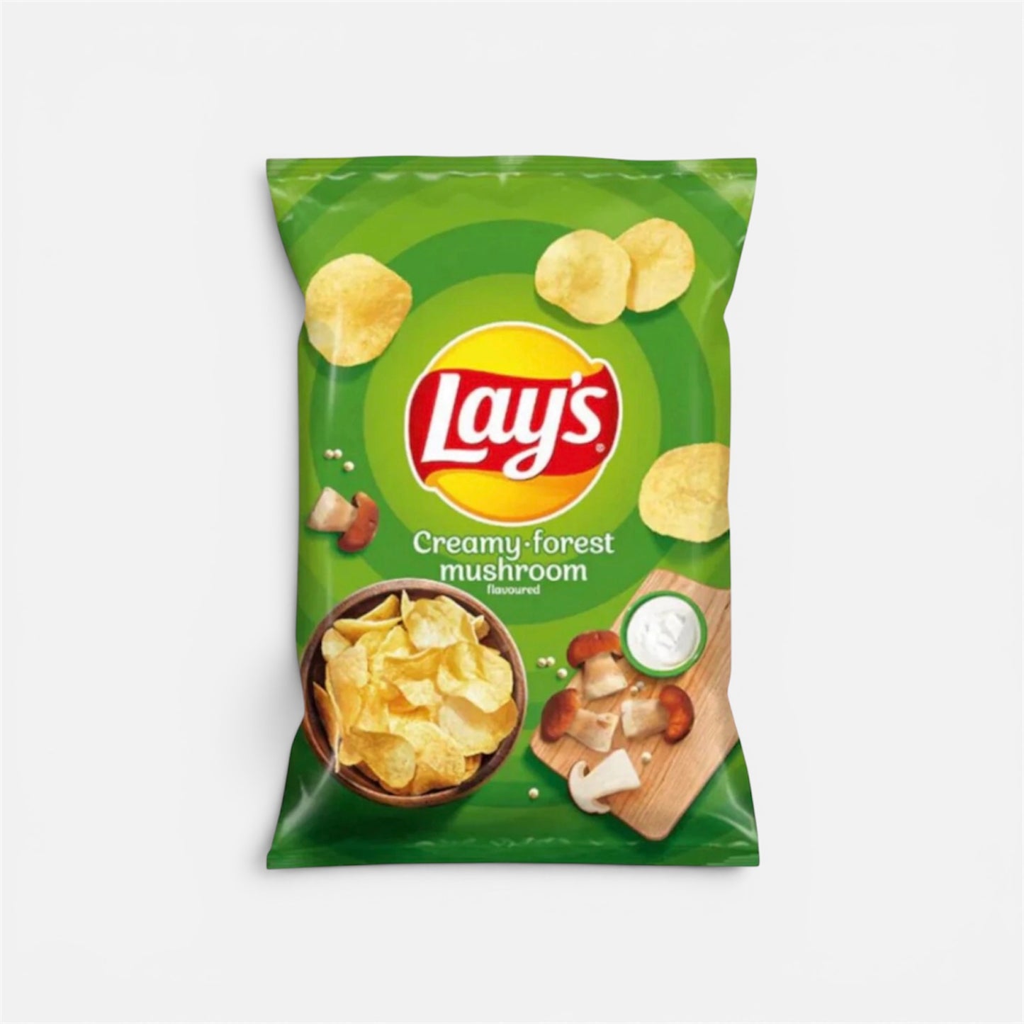 Чипсы картофельные со вкусом сливочных лесных грибов Lay's, 130 г