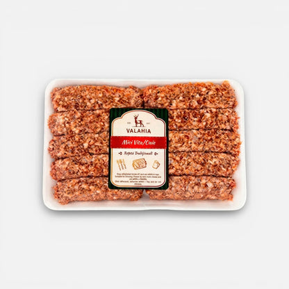 Колбаски румынские из смеси говядины, баранины и свинины, готовый фарш для жарки