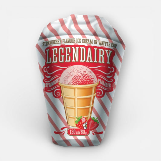 Legendairy,  Ice Cream Waffle Cup, Strawberry 40x130ml (SOB) (копия)