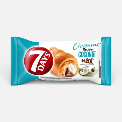 Круассаны 7 Days с кремом какао и какоса, 4 шт.