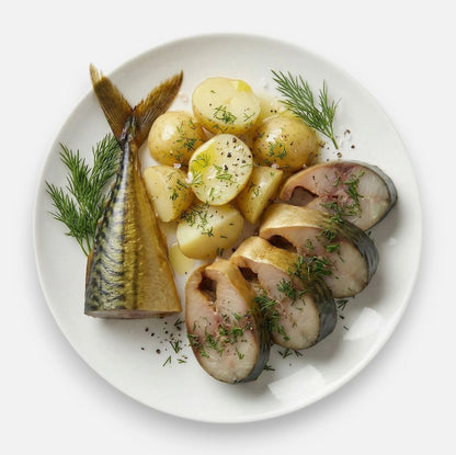Скумбрия атлантическая холодного копчения кусочки без головы Kims un Ko, 250 г
