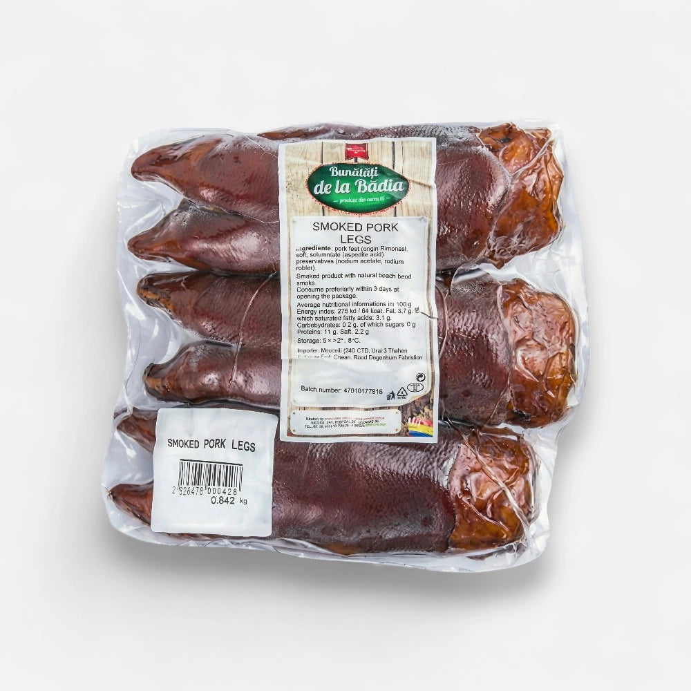 Копчёные свиные ножки Бадья, румынская закуска