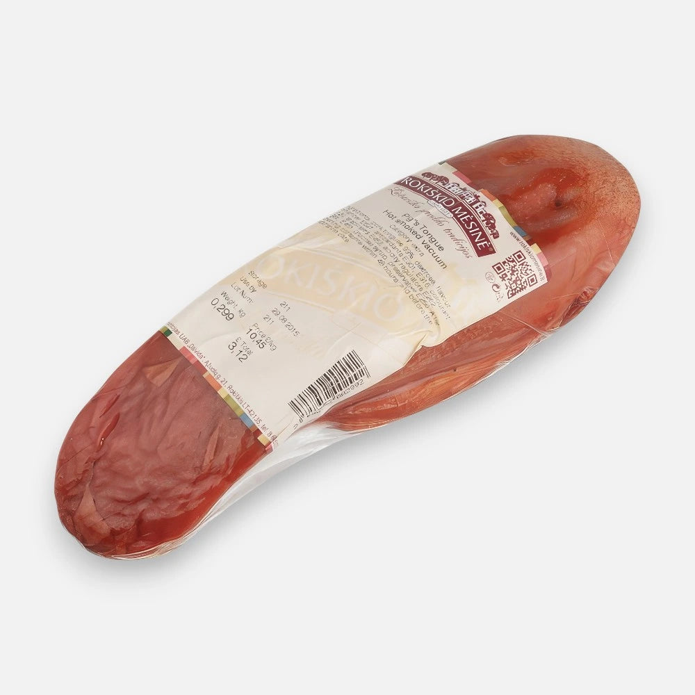 Свиной язык Кокишкио в вакуумной упаковке, копченый