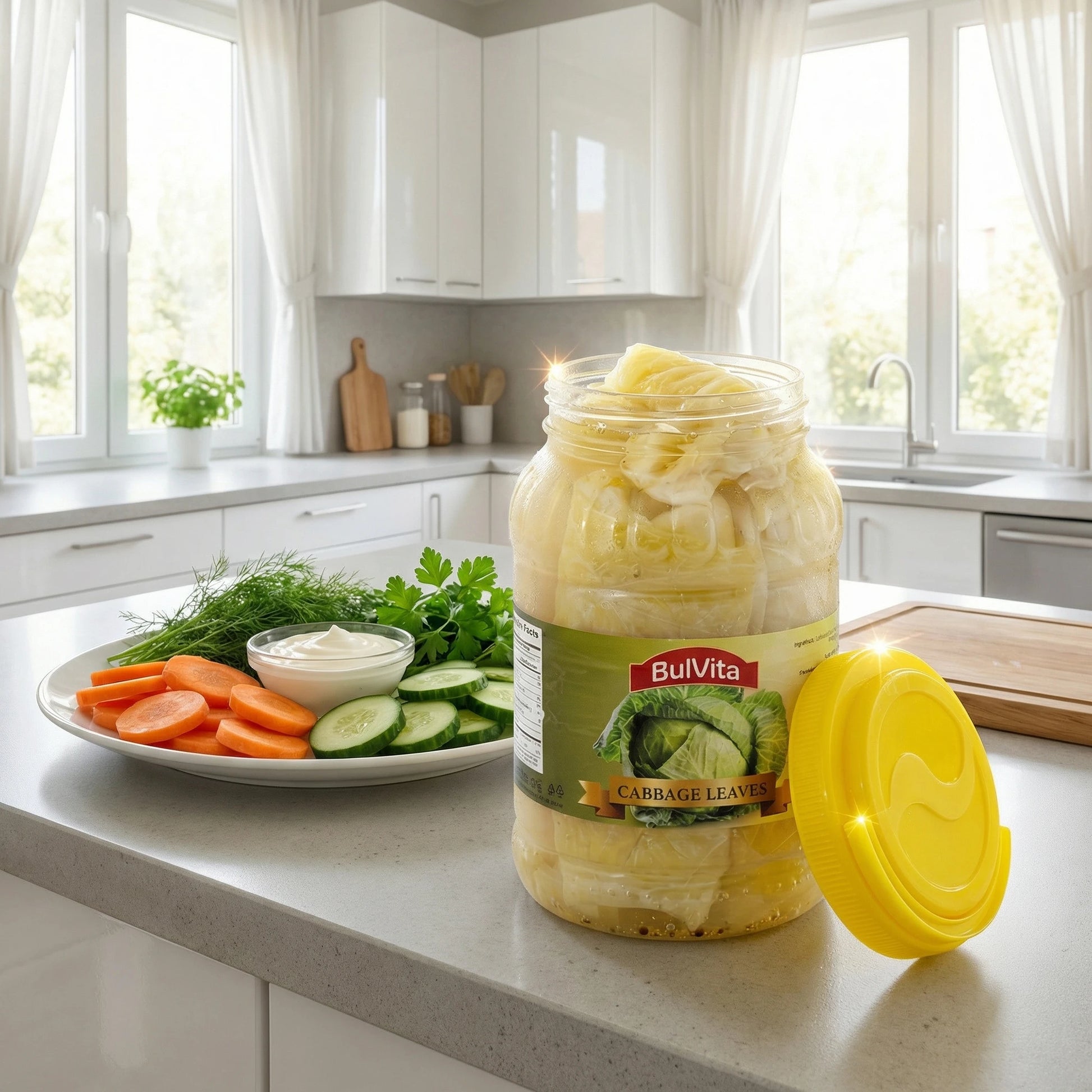 Капустные листья Булвита, болгарские, маринованные
