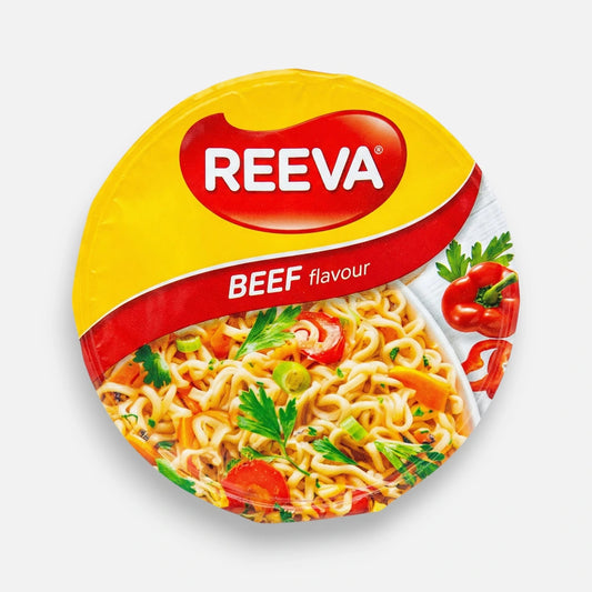 Лапша Reeva, быстрого приготовления, со вкусом говядины