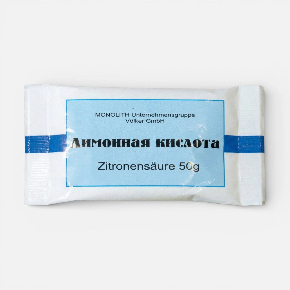 Лимонная кислота пищевая, 50 г