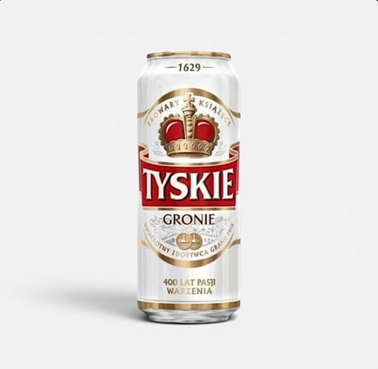 Пиво светлое Tyskie Premium, 5,2%, 500 мл