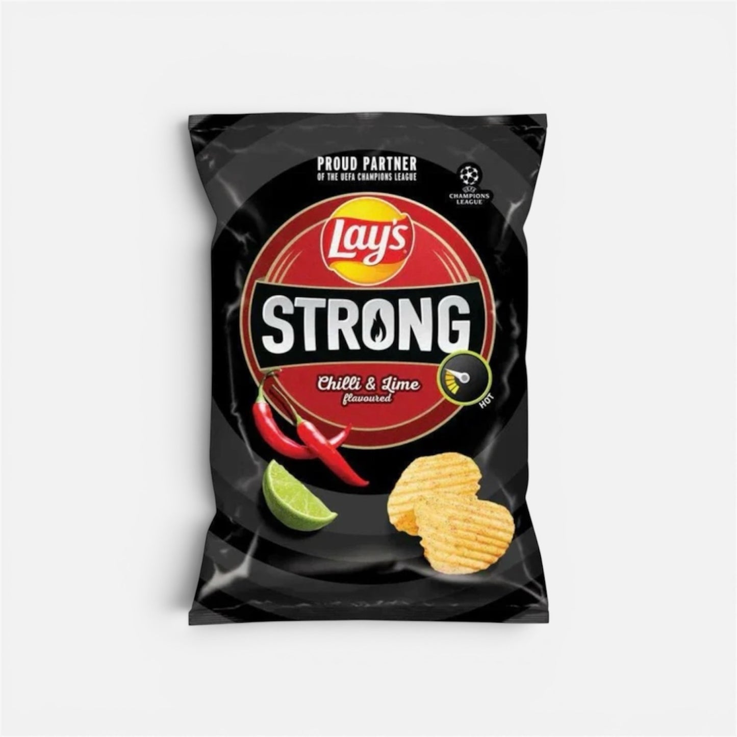 Чипсы картофельные рифлёные со вкусом чили и лайма Lay's, 120 г