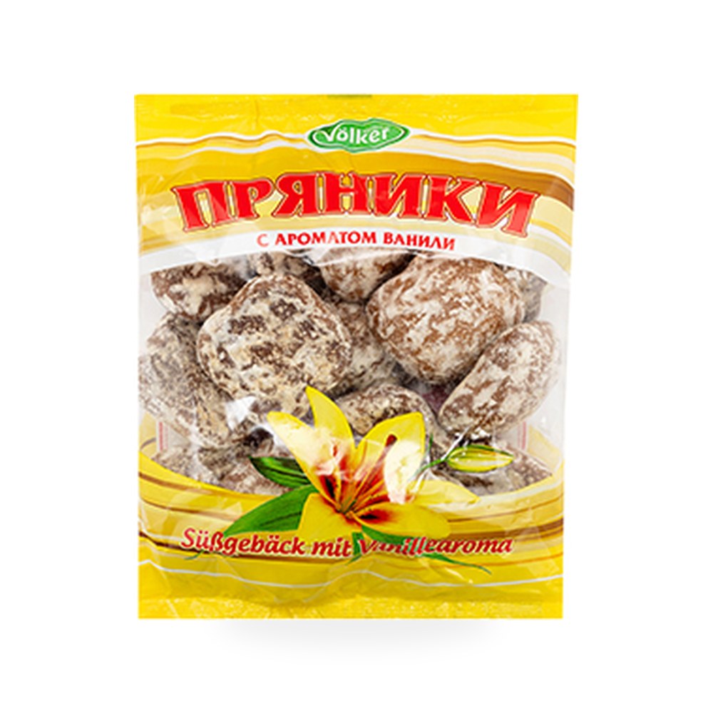 Ванильные пряники мягкие к чаю в упаковке