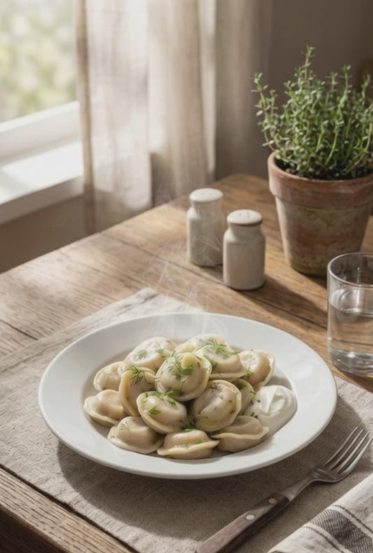 Dumplings, Chicken And Beef, Meisterkoch (box*10) 1kg (SOB) (копия)