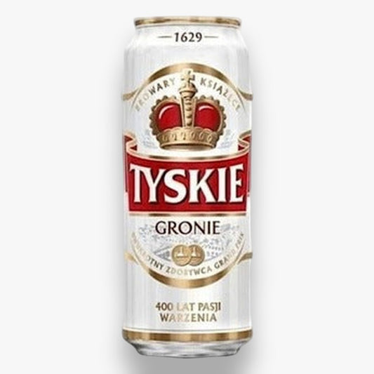 Пиво светлое Tyskie Premium, 5,2%, 500 мл