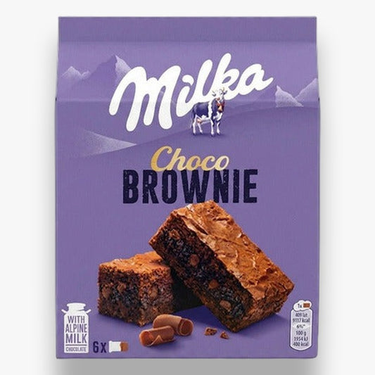 Пирожное брауни с молочным шоколадом Milka Choco Brownie, 150 г (6 шт.)