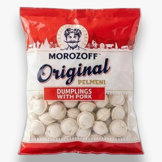 Morozoff Pelmeni, with beef, pork, and turkey