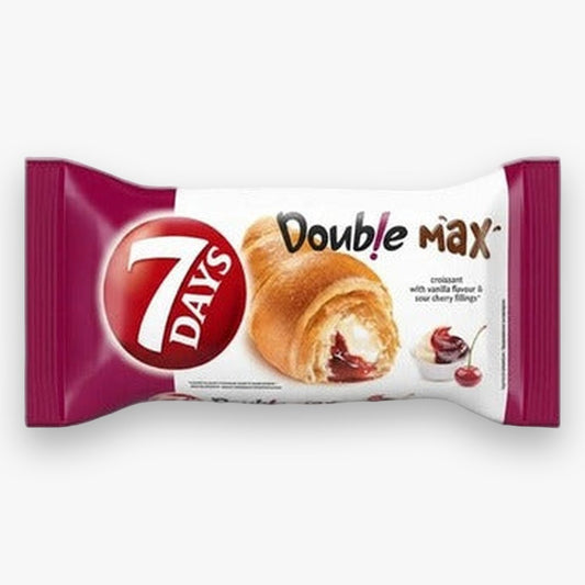 Круассан с начинкой ваниль и вишня 7Days Double Max, 80 г