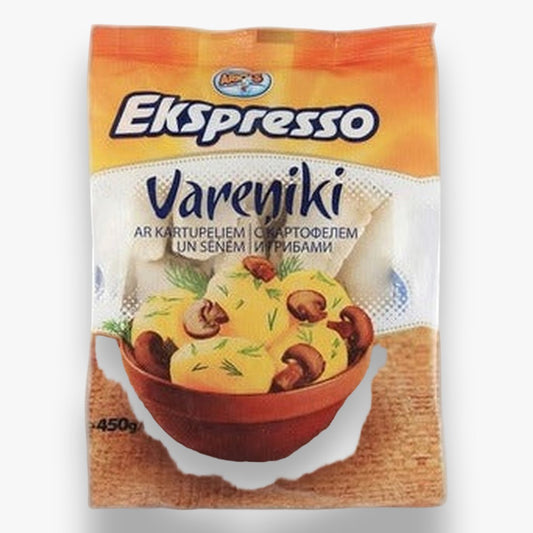Vareniki Espresso with Potato and Mushrooms