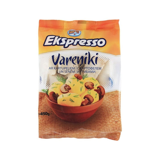 Вареники с картофелем и грибами Экспрессо