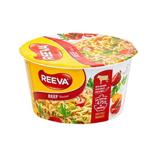Лапша быстрого приготовления со вкусом говядины Реева